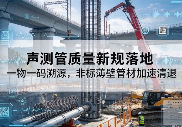 临西声测管质量新规落地，一物一码溯源，非标薄壁管材加速清退